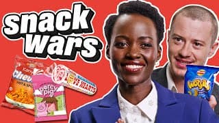 Lupita Nyong'o & Joseph Quinn Compare British And Kenyan Snacks | Snack Wars