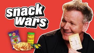 Gordon Ramsay Judges American & English Snacks | Snack Wars