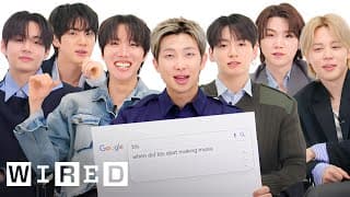 BTS (방탄소년단) Answer The Web's Most Searched Questions | WIRED