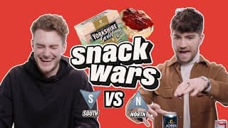 Northern and Southern Lad Battle Over Snacks | Snack Wars: Fight For Your Country