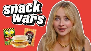 Sabrina Carpenter: "I've Never Eaten McDonald's" | Snack Wars