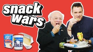 Danny DeVito & Colin Farrell Eat Irish And American Foods | Snack Wars