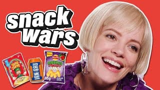Lily Allen Tries British And American Snacks | Snack Wars
