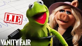 Miss Piggy & Kermit Take a Lie Detector Test | Vanity Fair