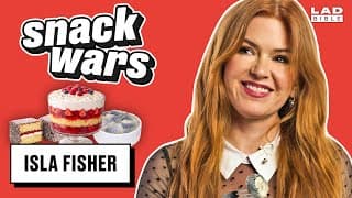 Isla Fisher Tries British & Australian Food | Snack Wars