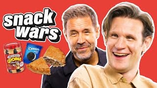 Matt Smith & Paddy Considine Are Revolted By A US Snack | Snack Wars