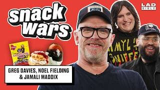 Noel Fielding, Greg Davies & Jamali Maddix Try Foods From Around The World | Snack Wars