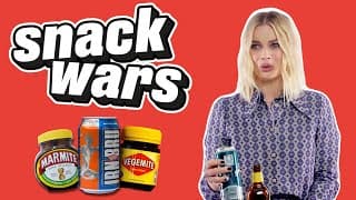Margot Robbie Reacts to British And Australian Snacks | Snack Wars