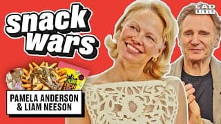 Liam Neeson and Pamela Anderson Try Northern Irish & Canadian Food | Snack Wars