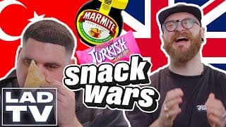 Manchester & Turkish Lad Battle Over Snacks | Snack Wars: Fight For Your Country
