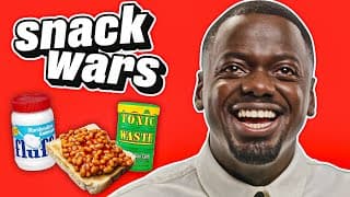 Daniel Kaluuya Rates American & British Snacks | Snack Wars