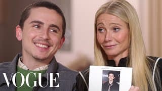 Timothée Chalamet & Gwyneth Paltrow Answer Rapid-Fire Questions | Off the Cuff | Vogue
