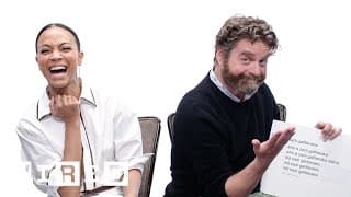 Zach Galifianakis & Zoe Saldana Answer the Web's Most Searched Questions | WIRED