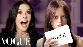 Jenna Ortega & Catherine Zeta-Jones Ask Rapid-Fire Questions | Off the Cuff | Vogue
