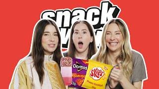 Haim Try British & American Food | Snack Wars